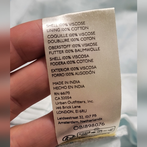 Free People Light Blue Floral Wide-Leg Palazzo Pants - Picture 16 of 16